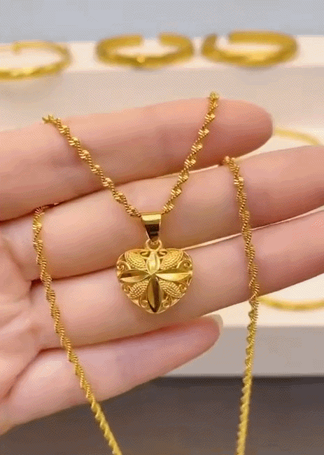 Heart Shaped Memorial Necklace